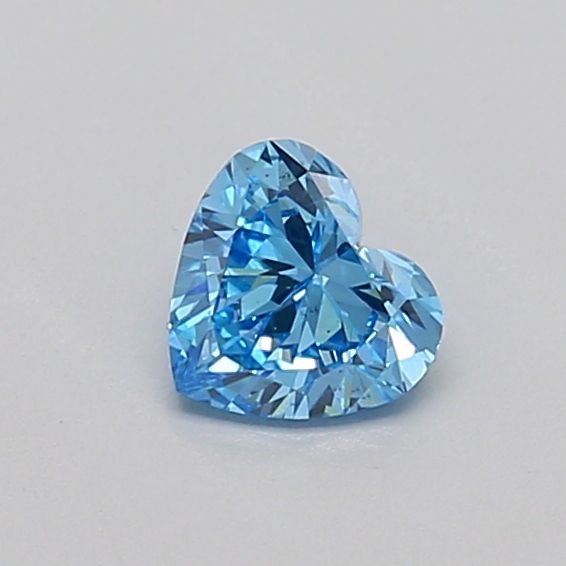 0.32 CT Fancy Intense Blue HEART