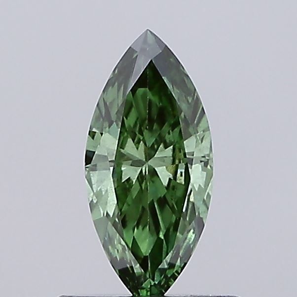 0.47 CT Fancy Vivid Green MARQUISE