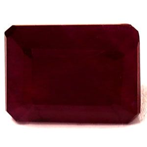 Rubin 2,40 ct, czerwony, szlif szmaragdowy