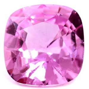 Szafir 1,15 ct, różowy, szlif cushion