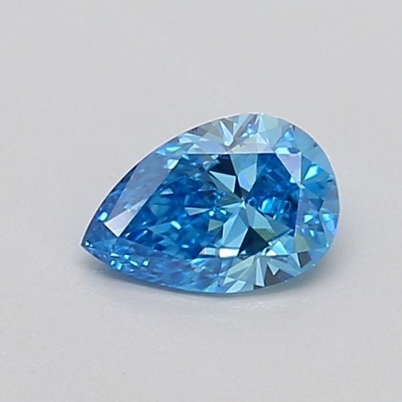 0.35 CT Fancy Intense Blue PEAR