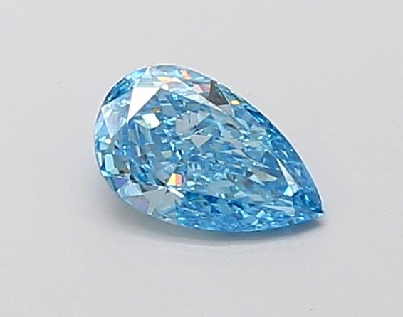 0.41 CT Fancy Intense Blue PEAR