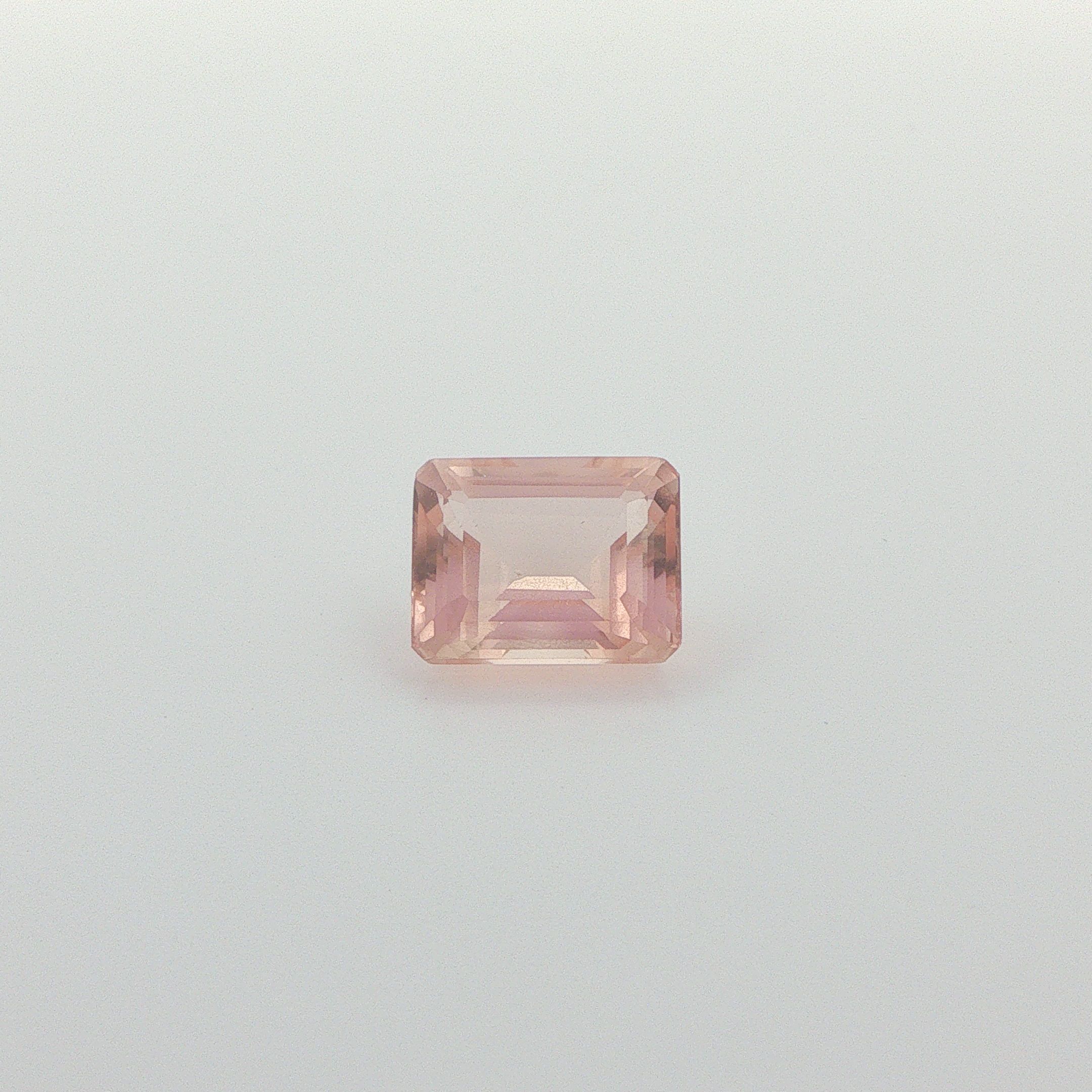 6.32 ct Octagonal Morganite