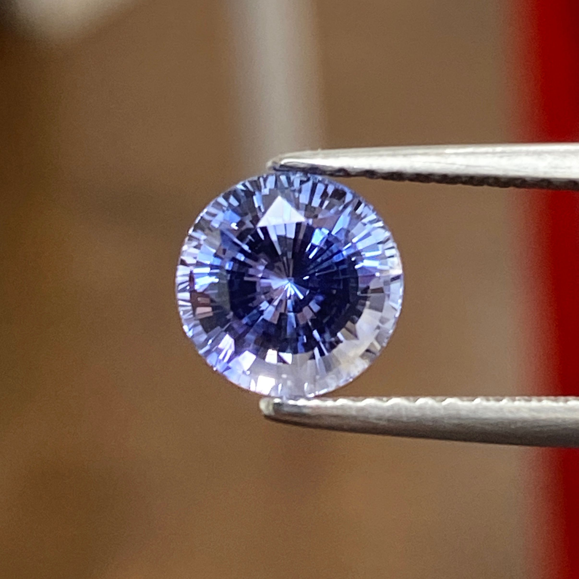 SAPPHIRE FACETED 1.98ct BLUE Blue EC SRILANKA HEATED