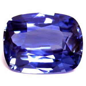 Szafir 1,13 ct, niebieski, szlif cushion