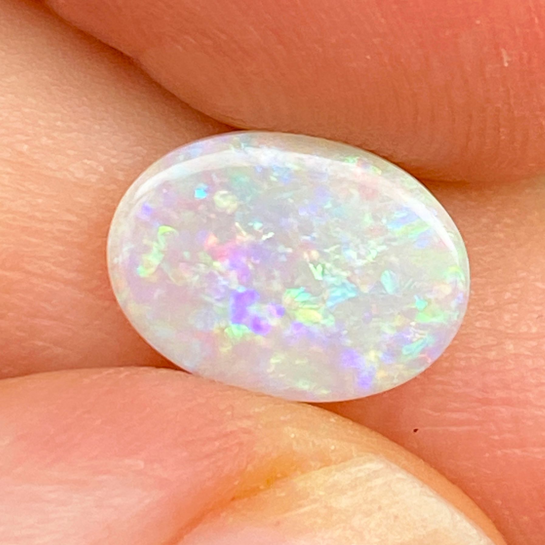 OPAL FACETED 1.2ct WHITE White EC AUSTRALIA NONE