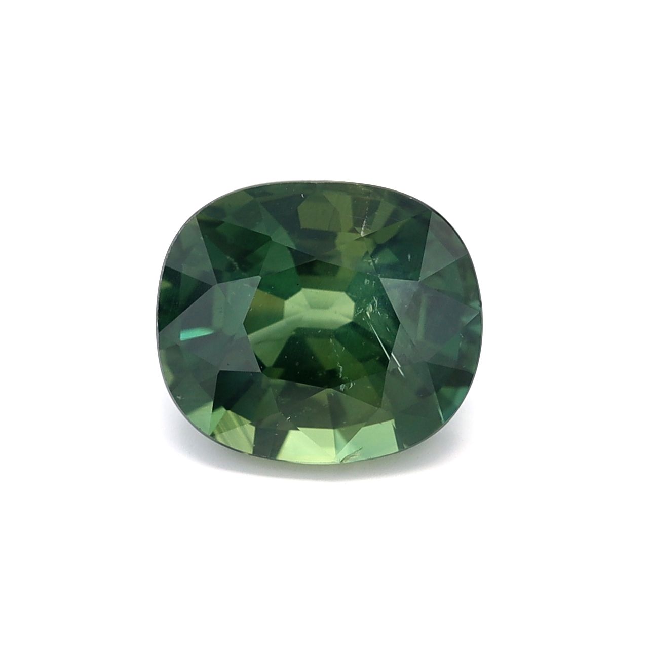 SAPPHIRE FACETED 4.03ct GREEN SI AUSTRALIA NONE