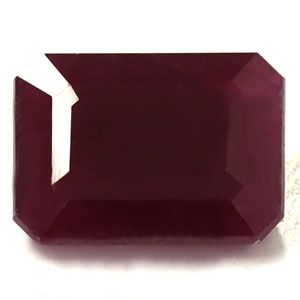 RUBY FACETED 6.3ct RED Deep Red SI REST_OF_AFRICA NONE