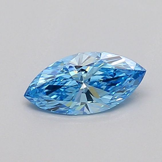 0.31 CT Fancy Intense Blue MARQUISE