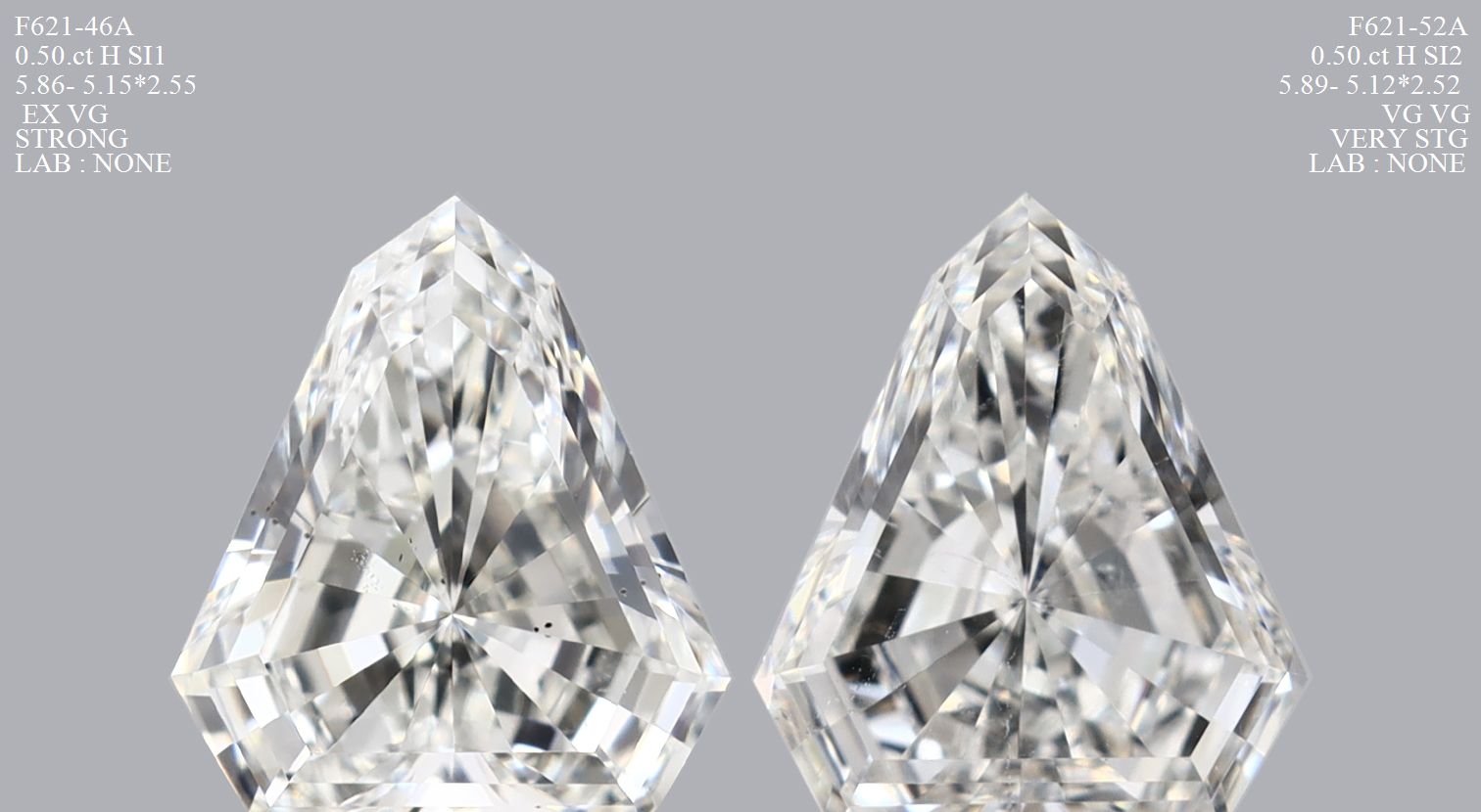 Prírodný diamant štít, SI2,...