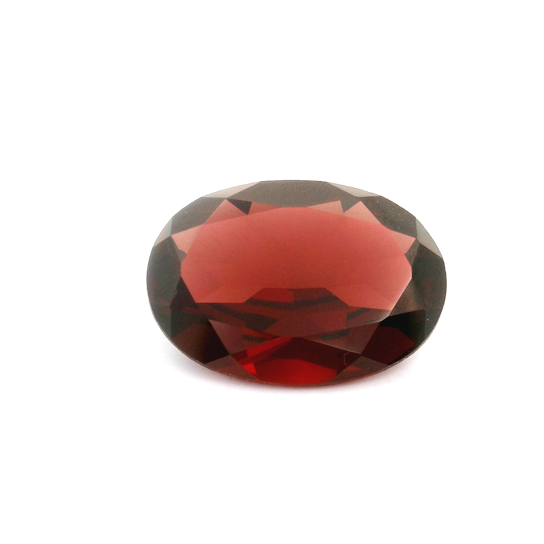 Granat 5,96 ct, czerwony, szlif owalny