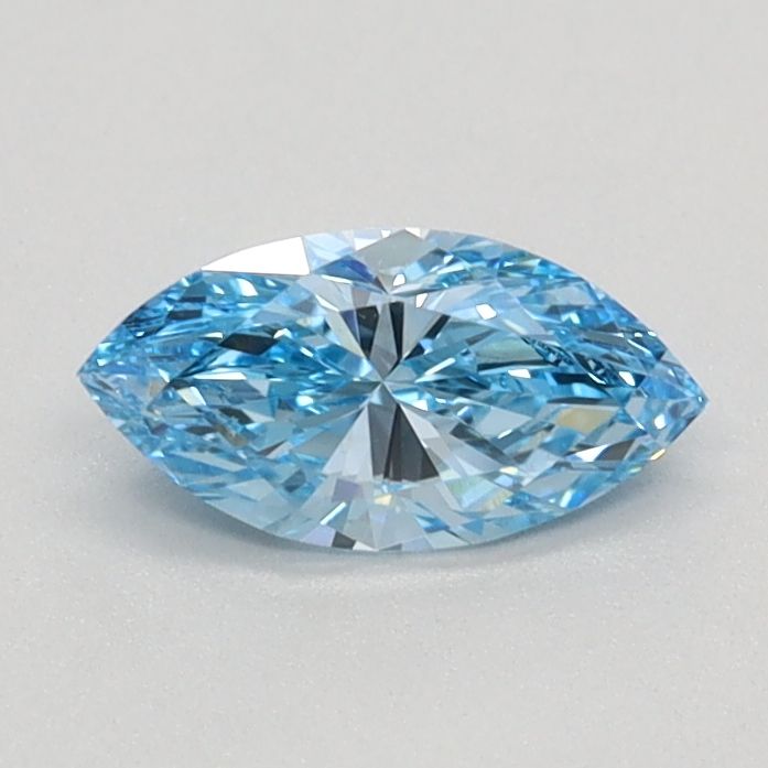 0.41 CT Fancy Vivid Blue MARQUISE