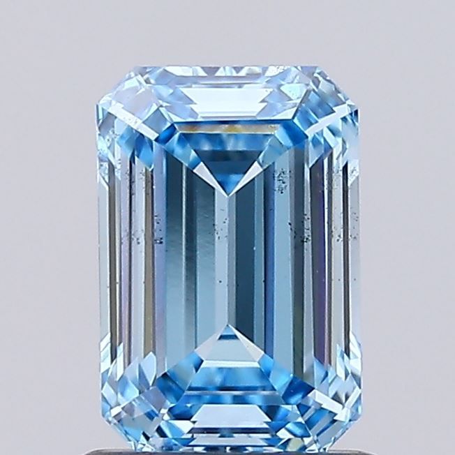 1.08 CT Fancy Vivid Blue EMERALD