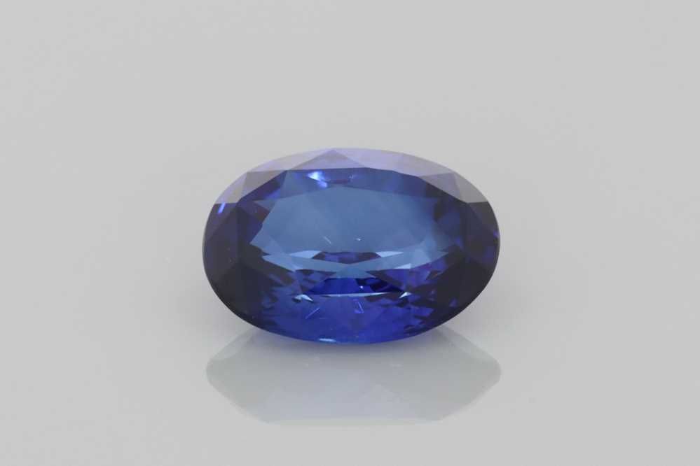SAPPHIRE FACETED 1.52ct BLUE Vivid BLUE SI SRILANKA HEATED