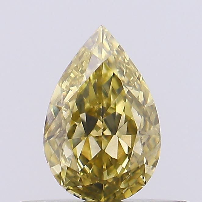 0.39 CT Fancy Vivid Yellow PEAR