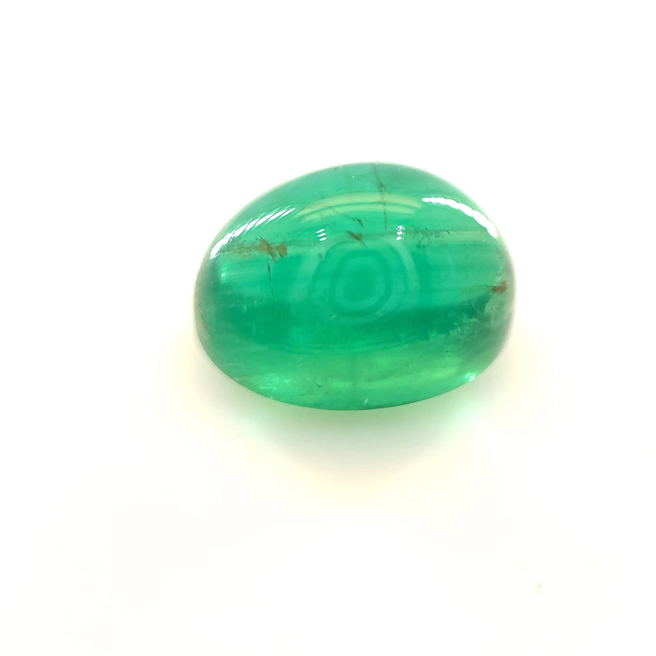 Szmaragd 2,66 ct, zielony, kaboszon