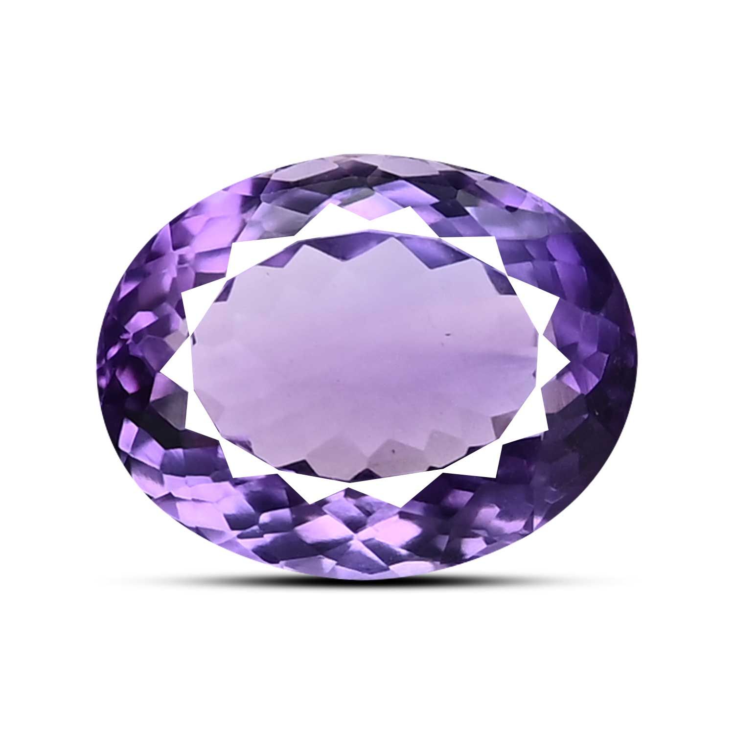 AMETHYST FACETED 19.51ct VIOLET MI BRAZIL NONE