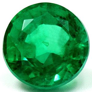 Szmaragd 1,68 ct, zielony, szlif okrągły