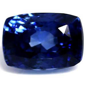 Szafir 1,43 ct, niebieski, szlif cushion