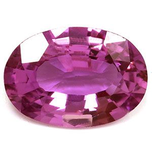 Szafir 1,78 ct, różowy, szlif owalny