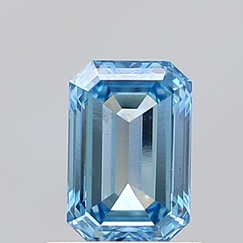 0.78 CT Fancy Intense Blue EMERALD