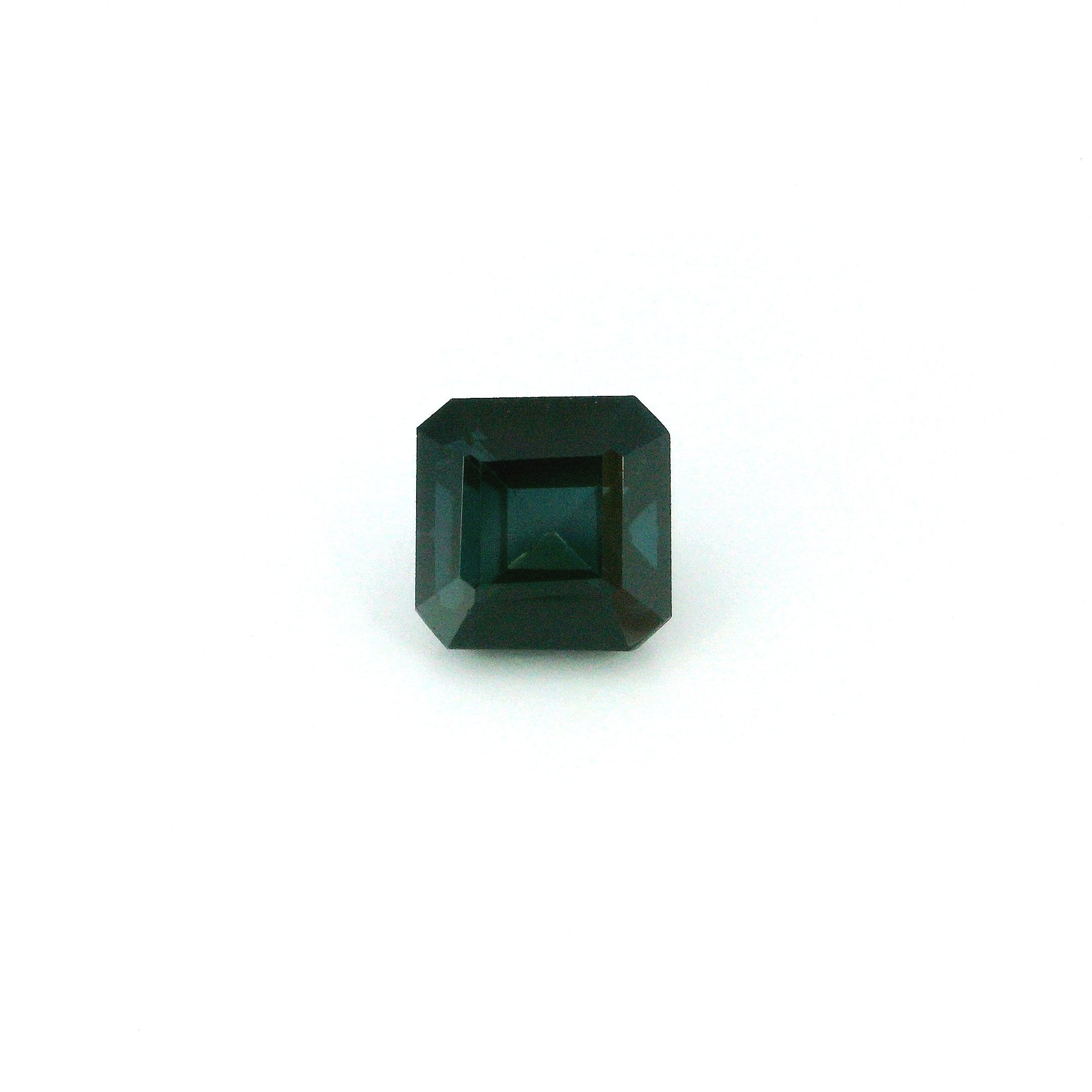 Turmalin 1,38 ct, niebieski, szlif ośmiokątny