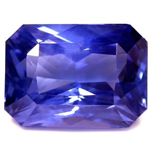 Szafir 4,05 ct, niebieski, szlif szmaragdowy