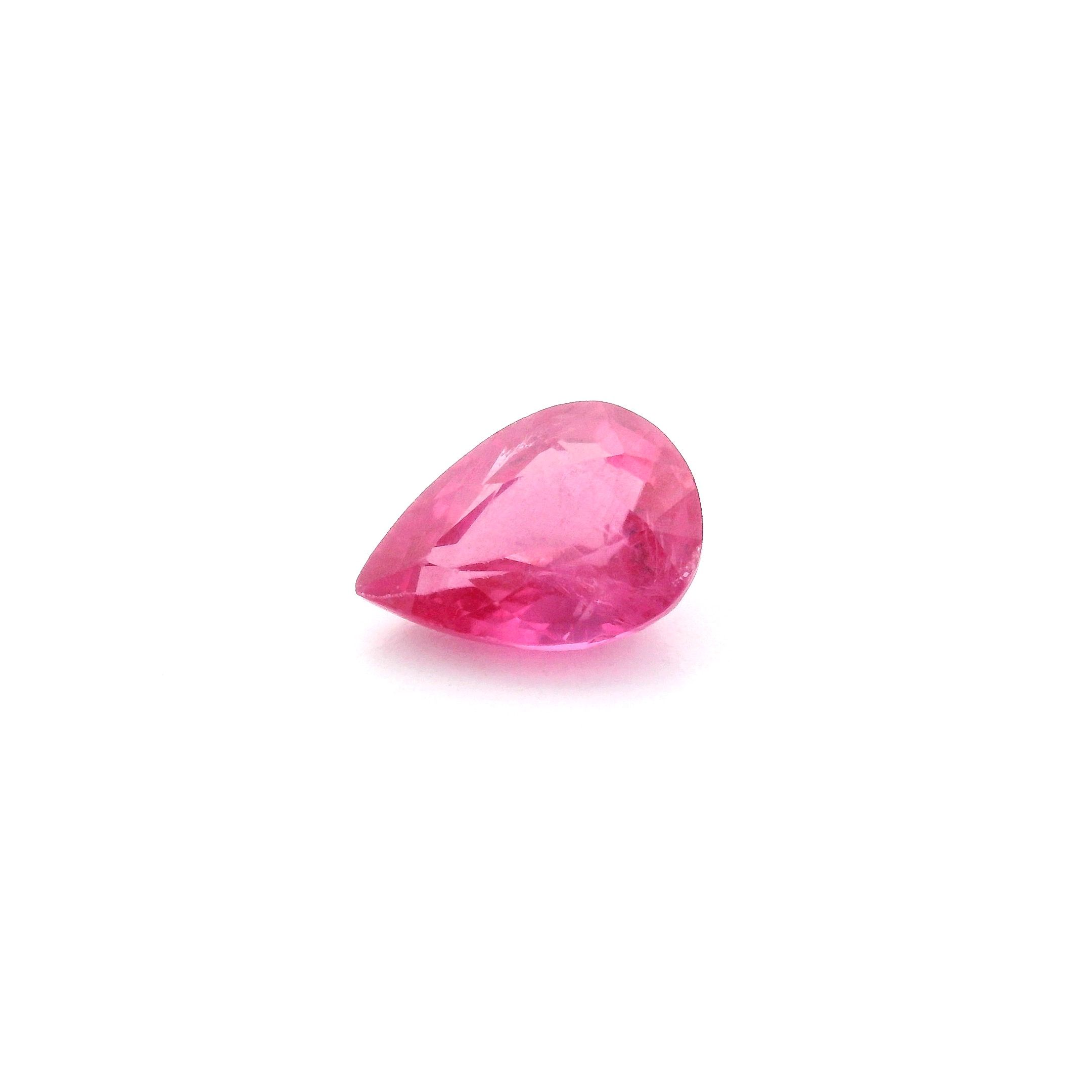 RUBY FACETED 1.35ct RED Medium Intense SI MOZAMBIQUE HEATED