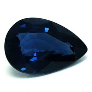 SAPPHIRE Pear 0.79ct BLUE EC FACETED