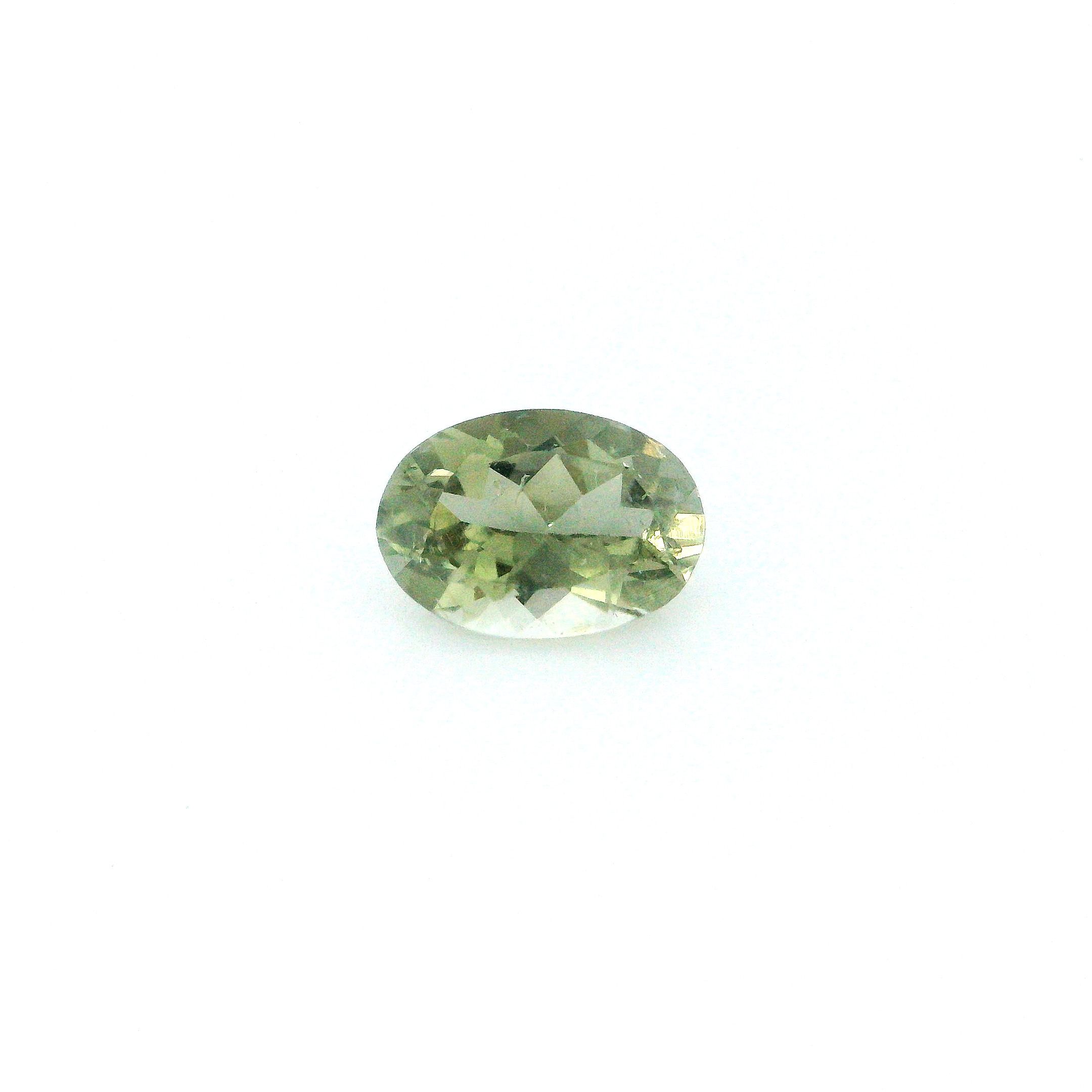 Turmalin 1,00 ct, zielony, szlif owalny