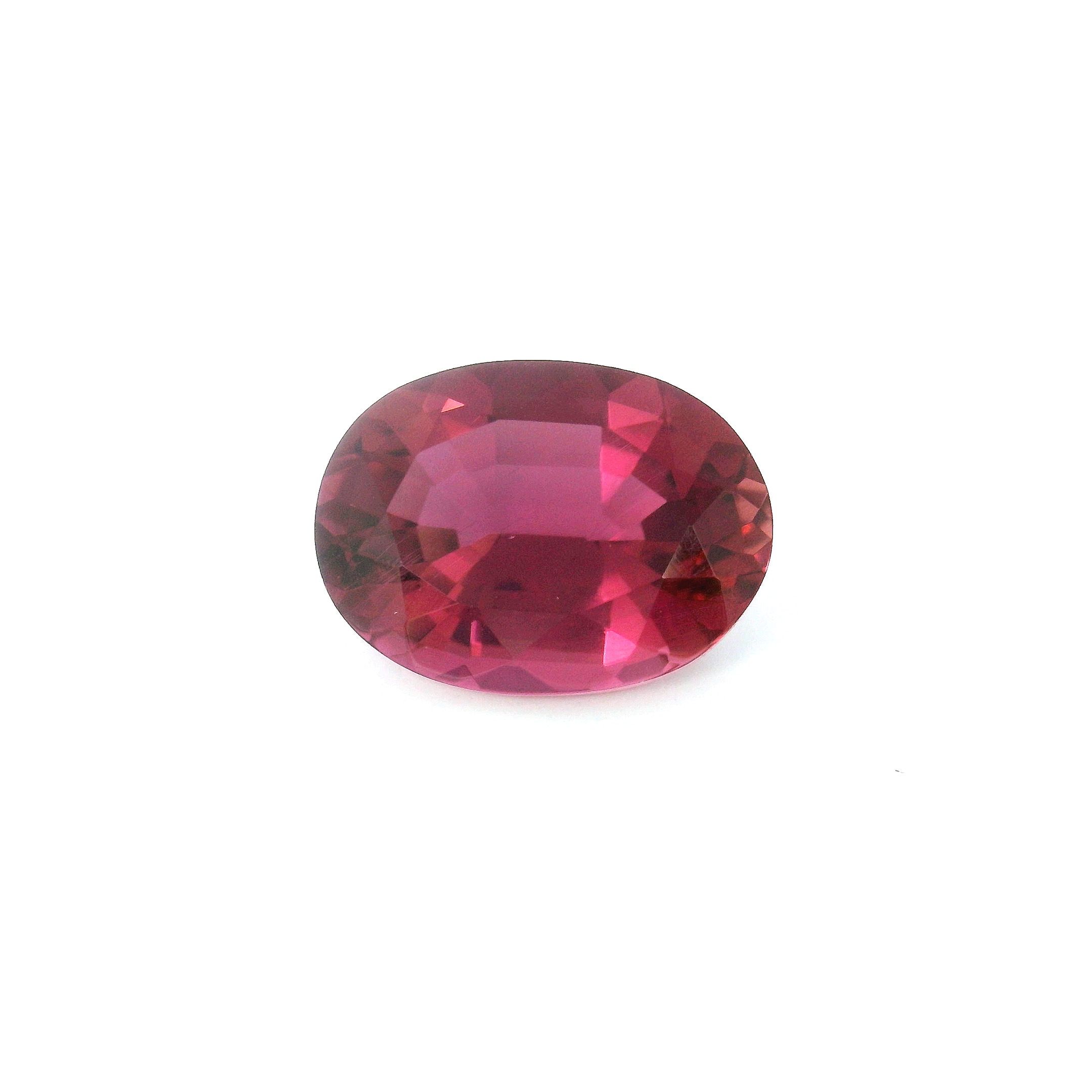 Turmalin 2,59 ct, różowy, szlif owalny