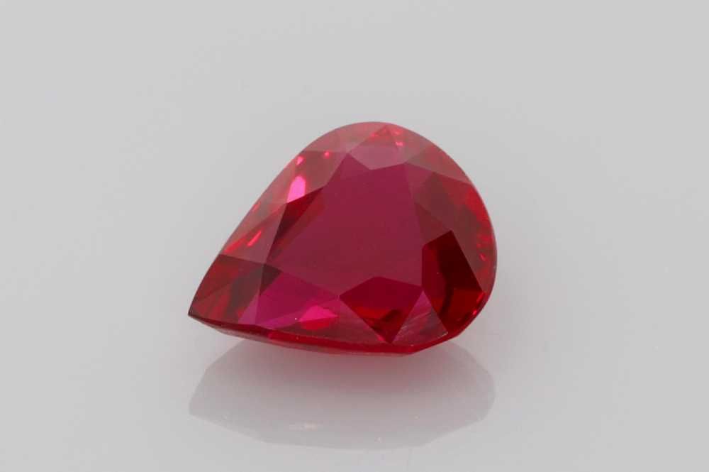 3.01 ct Pear ruby