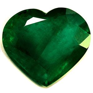 Szmaragd 5,07 ct, zielony, szlif serce