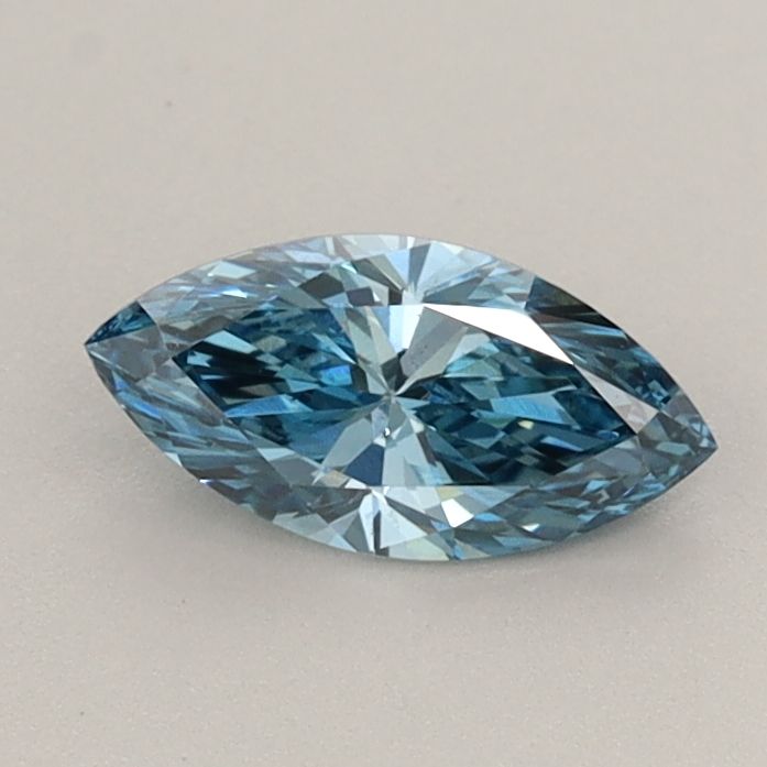 0.5 CT Fancy Vivid Blue MARQUISE