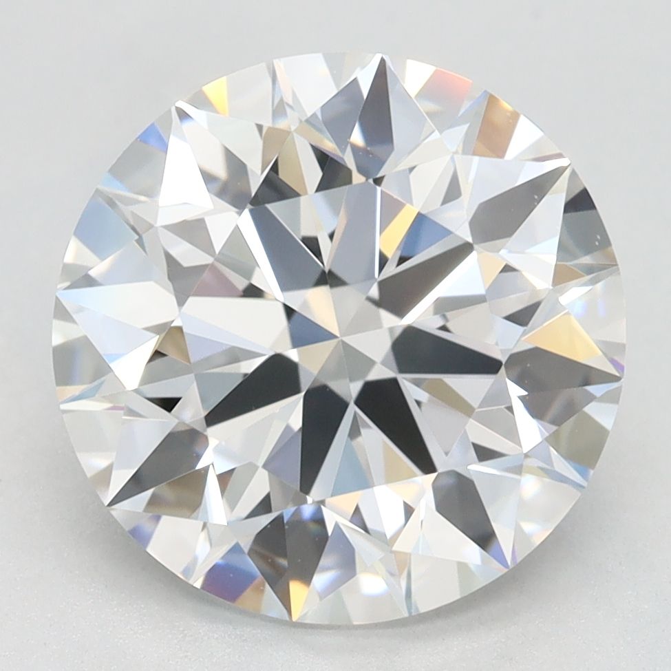 Diamant Rond 3.72 ct - Couleur D - Pureté VVS1