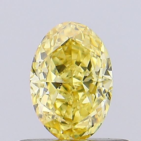 0.56 CT Fancy Intense Yellow OVAL