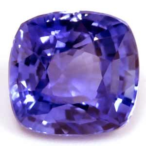 Szafir 3,49 ct, niebieski, szlif cushion