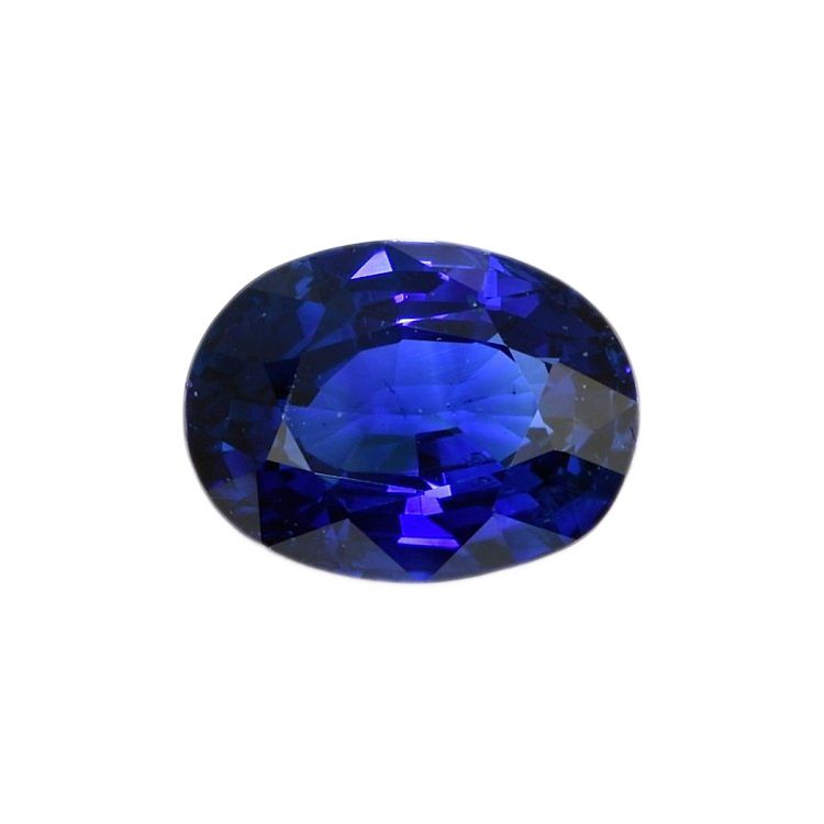 SAPPHIRE FACETED 3.98ct BLUE Blue EC SRILANKA HEATED