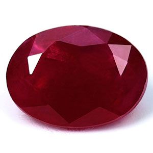 RUBY FACETED 1.29ct RED Medium Red SI REST_OF_AFRICA NONE