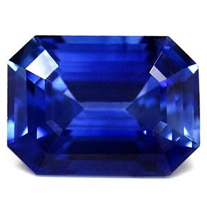 Szafir 1,73 ct, niebieski, szlif szmaragdowy
