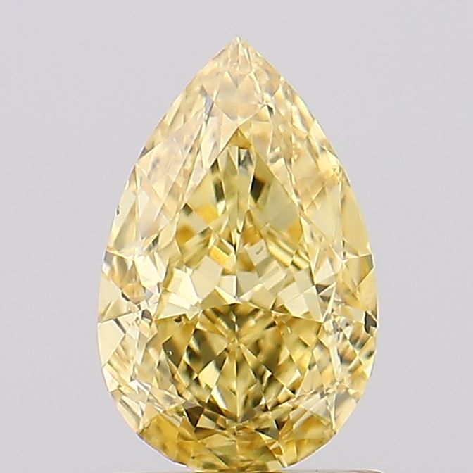 1.08 CT Fancy Vivid Yellow PEAR