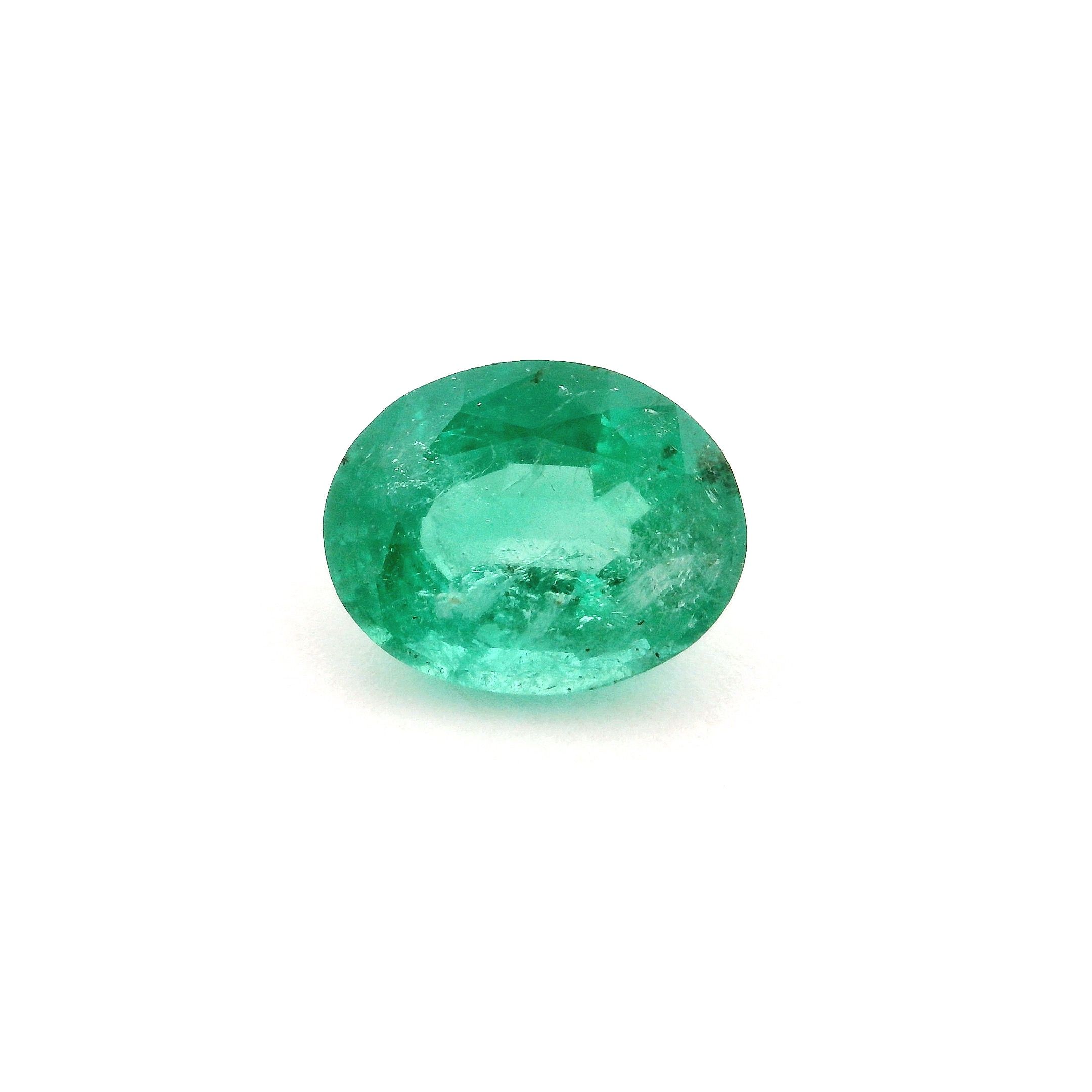 Szmaragd 2,52 ct, zielony, szlif owalny