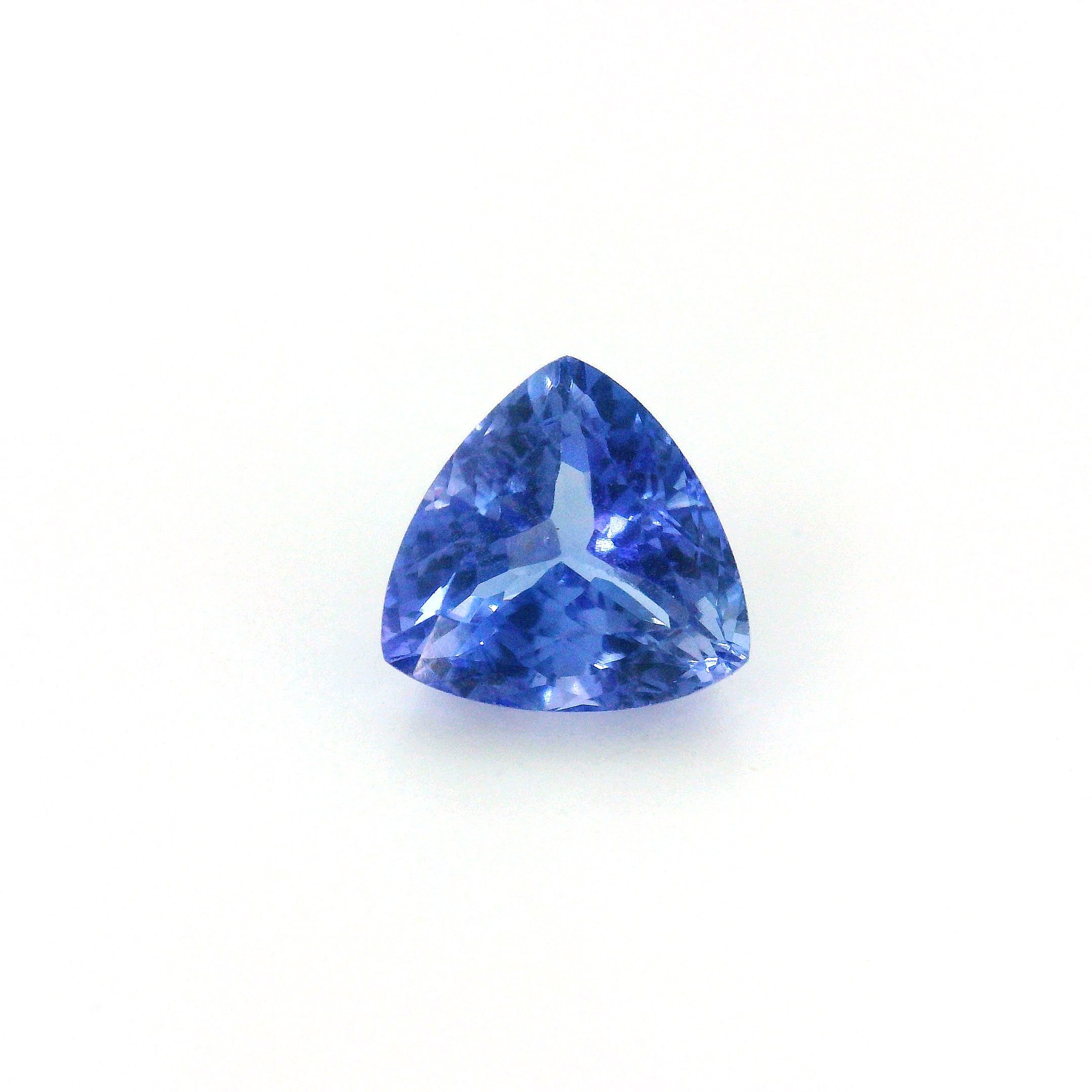 Tanzanit 2,43 ct, niebieski, szlif trójkątny