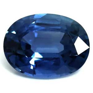 Szafir 1,50 ct, niebieski, szlif owalny