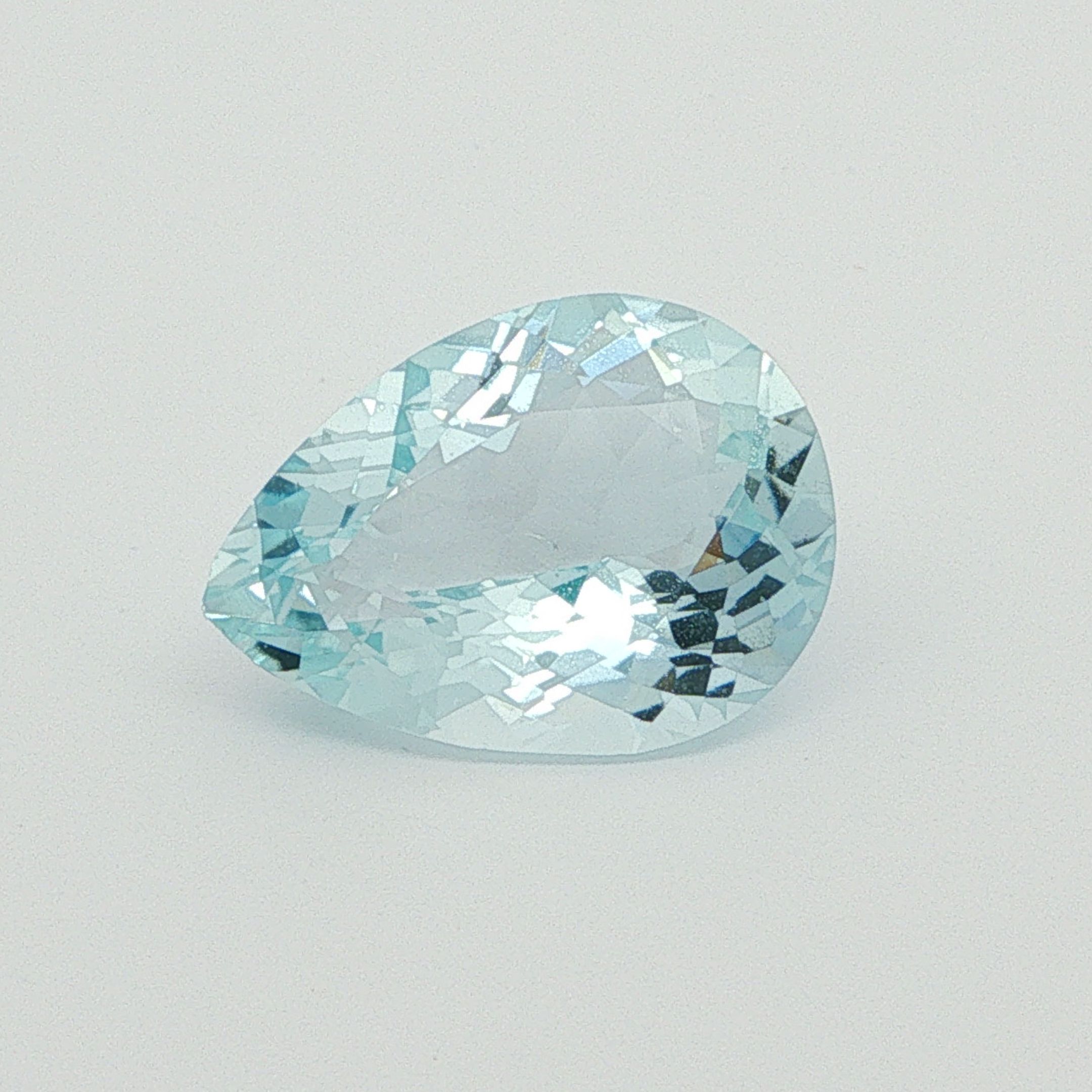 8.7 ct Pear aquamarine