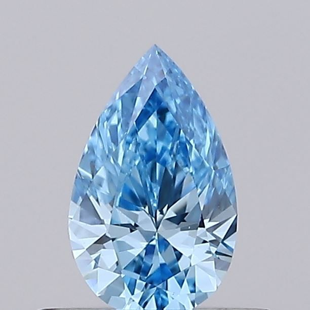 0.22 CT Fancy Vivid Blue PEAR