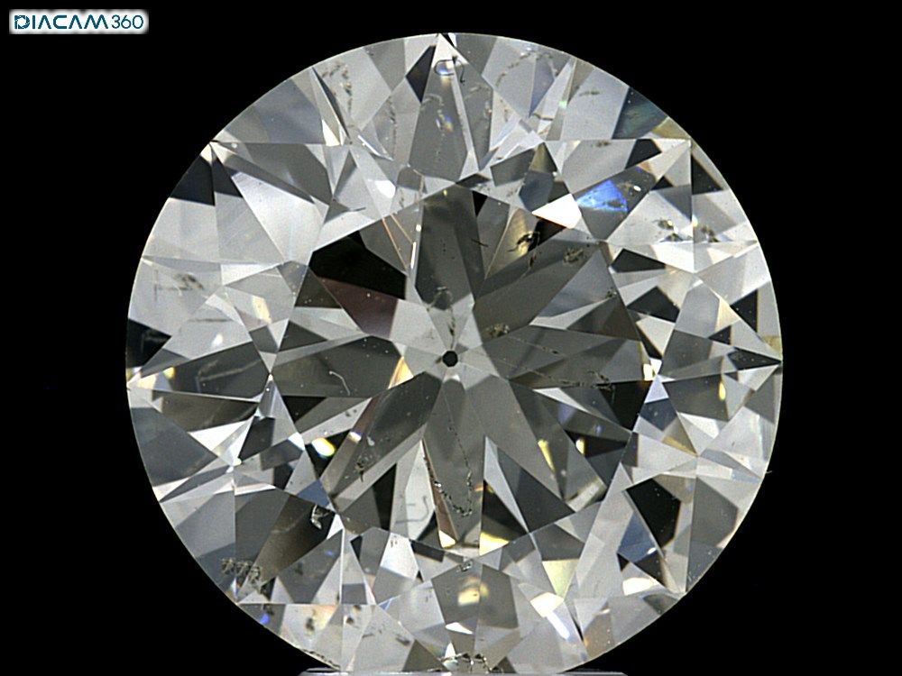 6.16 Carat Round Natural Diamond ,N ,SI2 ,GIA Cerified Diamond