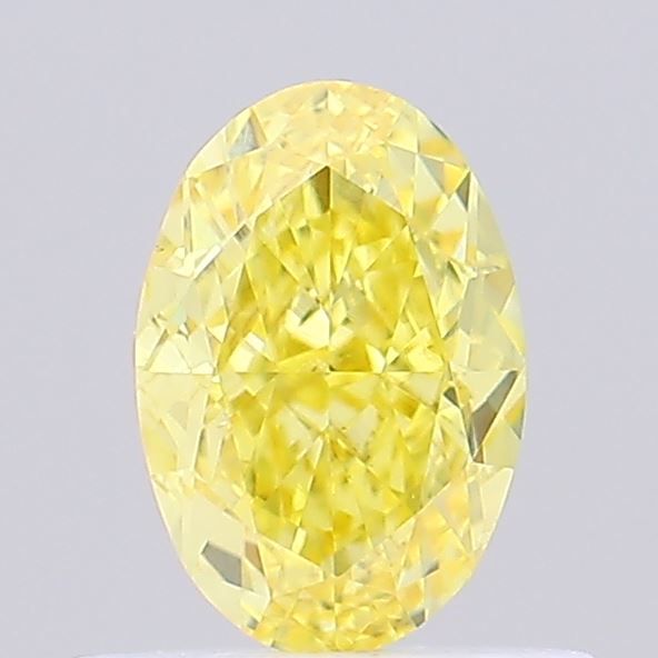 0.6 CT Fancy Vivid Yellow OVAL