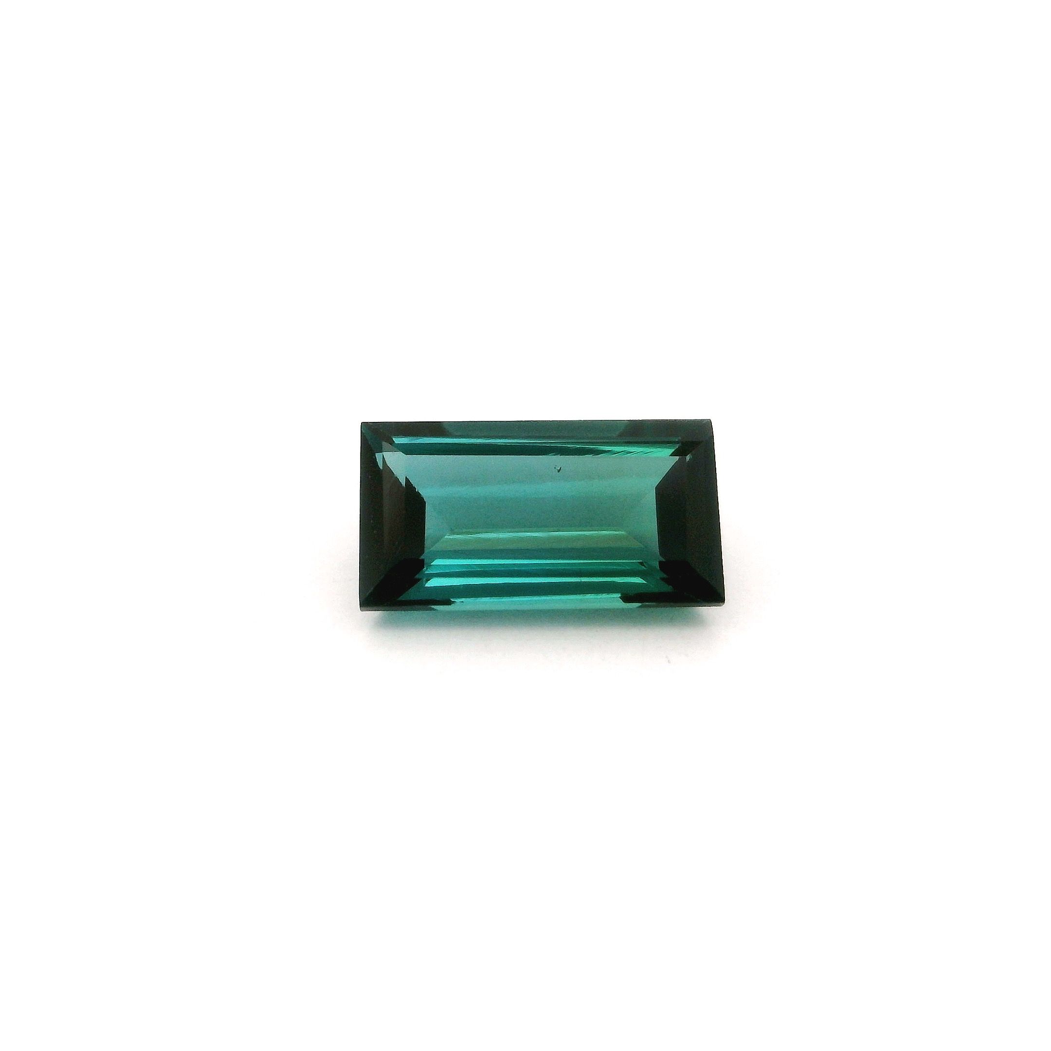 Turmalin 1,38 ct, niebieski, szlif prostokątny