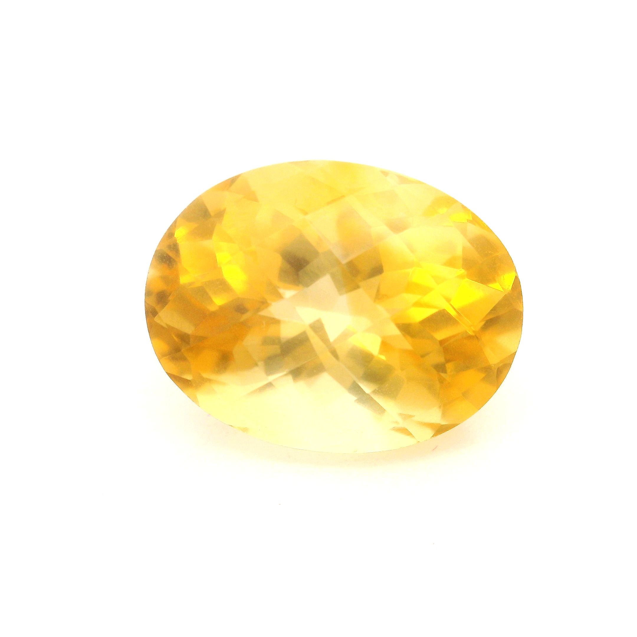 13.31 ct Oval citrine
